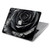S3969 Black Rose Hard Brush Stroke Hard Case For MacBook Pro 16 M1,M2,M3,M4 (2021,2024) - A3403, A3186, A2991, A2780, A2485