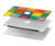 S4077 Water Color Painting Colorful Check Pattern Hard Case For MacBook Pro 16 M1,M2,M3,M4 (2021,2024) - A3403, A3186, A2991, A2780, A2485