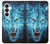 S0752 Blue Fire Grim Wolf Case For Samsung Galaxy S26