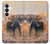 S1292 Dusty Elephant Egrets Case For Samsung Galaxy S26