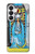 S2837 The High Priestess Vintage Tarot Card Case For Samsung Galaxy S26