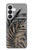 S3692 Gray Black Palm Leaves Case For Samsung Galaxy S26