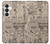 S3819 Retro Vintage Paper Case For Samsung Galaxy S26