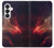 S3897 Red Nebula Space Case For Samsung Galaxy S26