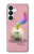 S3923 Cat Bottom Rainbow Tail Case For Samsung Galaxy S26