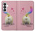 S3923 Cat Bottom Rainbow Tail Case For Samsung Galaxy S26