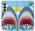S3947 Shark Helicopter Cartoon Case For Samsung Galaxy S26