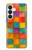 S4077 Water Color Painting Colorful Check Pattern Case For Samsung Galaxy S26