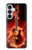 S0415 Fire Guitar Burn Case For Samsung Galaxy S26 Plus
