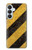 S2231 Yellow and Black Line Hazard Striped Case For Samsung Galaxy S26 Plus