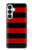 S2638 Black and Red Striped Case For Samsung Galaxy S26 Plus