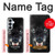 S2823 Black Wolf Blue Eyes Face Case For Samsung Galaxy S26 Plus