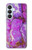 S2907 Purple Turquoise Stone Case For Samsung Galaxy S26 Plus