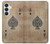S2928 Vintage Spades Ace Card Case For Samsung Galaxy S26 Plus