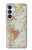 S3418 Vintage World Map Case For Samsung Galaxy S26 Plus