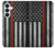S3472 Firefighter Thin Red Line Flag Case For Samsung Galaxy S26 Plus