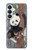 S3793 Cute Baby Panda Snow Painting Case For Samsung Galaxy S26 Plus