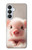 S3979 Cute Baby Pig Case For Samsung Galaxy S26 Plus