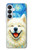S4064 Smile Dog Van Gogh Starry Night Case For Samsung Galaxy S26 Plus