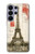 S2108 Eiffel Tower Paris Postcard Case For Samsung Galaxy S26 Ultra