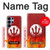 S2803 Fire Red Devil Spear Symbol Case For Samsung Galaxy S26 Ultra