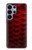 S2879 Red Arowana Fish Scale Case For Samsung Galaxy S26 Ultra
