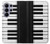 S3078 Black and White Piano Keyboard Case For Samsung Galaxy S26 Ultra