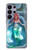 S3911 Cute Little Mermaid Aqua Spa Case For Samsung Galaxy S26 Ultra