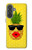 S2443 Funny Pineapple Sunglasses Kiss Case For Samsung Galaxy A37