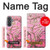 S2449 Pink Blossoming Almond Tree Van Gogh Case For Samsung Galaxy A37