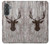 S2505 Reindeer Head Old Wood Texture Graphic Case For Samsung Galaxy A37