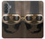 S2645 Vintage Brown Goggles Motorcycle Helmet Case For Samsung Galaxy A37