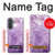 S2690 Amethyst Crystals Graphic Printed Case For Samsung Galaxy A37