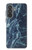 S2799 Light Blue Marble Stone Graphic Printed Case For Samsung Galaxy A37