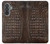 S2850 Brown Skin Alligator Graphic Printed Case For Samsung Galaxy A37