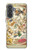 S3145 Antique Constellation Star Sky Map Case For Samsung Galaxy A37