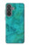 S3147 Aqua Marble Stone Case For Samsung Galaxy A37