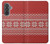 S3384 Winter Seamless Knitting Pattern Case For Samsung Galaxy A37