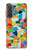 S3391 Abstract Art Mosaic Tiles Graphic Case For Samsung Galaxy A37