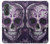 S3582 Purple Sugar Skull Case For Samsung Galaxy A37