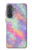 S3706 Pastel Rainbow Galaxy Pink Sky Case For Samsung Galaxy A37
