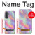 S3706 Pastel Rainbow Galaxy Pink Sky Case For Samsung Galaxy A37