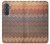 S3752 Zigzag Fabric Pattern Graphic Printed Case For Samsung Galaxy A37