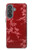 S3817 Red Floral Cherry blossom Pattern Case For Samsung Galaxy A37