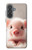 S3979 Cute Baby Pig Case For Samsung Galaxy A37