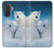 S0285 Polar Bear Family Arctic Case For Samsung Galaxy A57