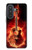 S0415 Fire Guitar Burn Case For Samsung Galaxy A57