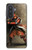 S0796 Japan Red Samurai Case For Samsung Galaxy A57