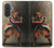 S0796 Japan Red Samurai Case For Samsung Galaxy A57