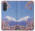 S1060 Mount Fuji Sakura Cherry Blossom Case For Samsung Galaxy A57